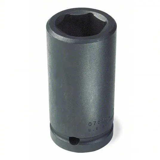 Proto J07521L Impact Socket 3/4 in Drive Size, 1 5/16 in Socket Size, 6-Point, Deep, Black Oxide