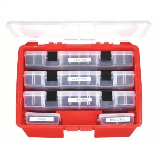 KVM Tools KV5JJT7 O-Ring Assortment SAE, Buna N, 1,415 Pieces, 81 of Sizes, 70 Shore A