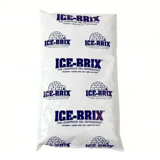 Polar Tech IB 6 Freezer Pack Leak Proof Cold Pack, 24 oz Wt, 5 1/2 in Lg, 4 in Wd, 48 PK
