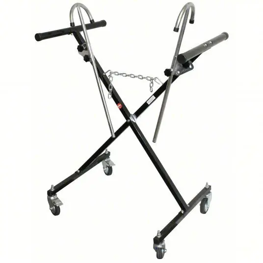 Keysco 78036 Work Stand, Steel, Bumpers, Foldable, 52 in Max Op Ht, 48 in Op Wd