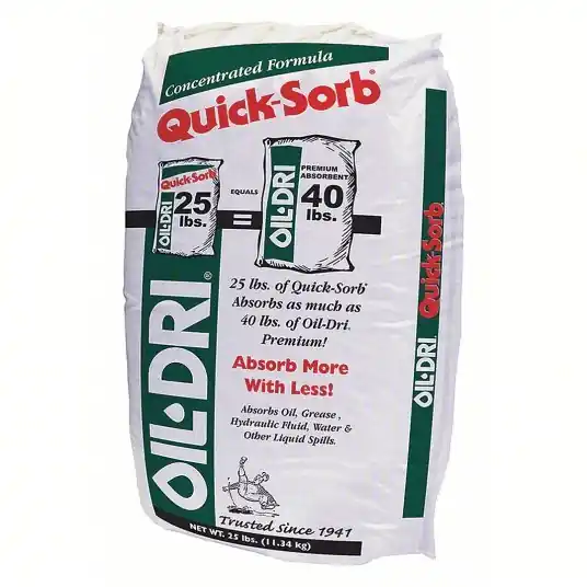 Oil-Dri I05025-G70 Loose Absorbent 3 gal Volume Absorbed per Pkg., 25 lb Wt, Bag, Not Scented