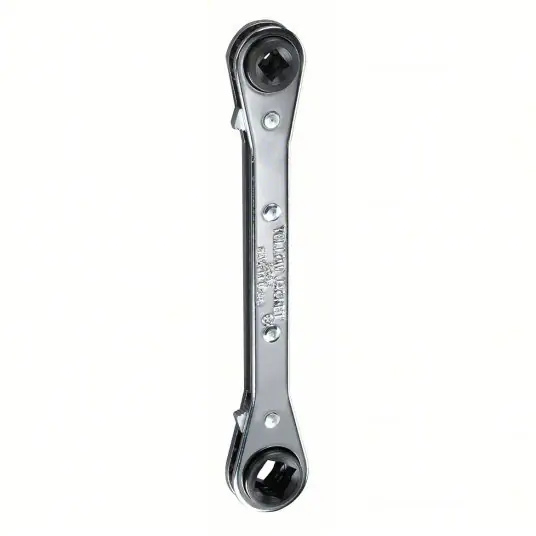 Yellow Jacket 60613 Box End Wrench Chrome, 3/16 in_1/4 in_5/16 in_3/8 in Head Size, 5 1/2 in Overall Lg