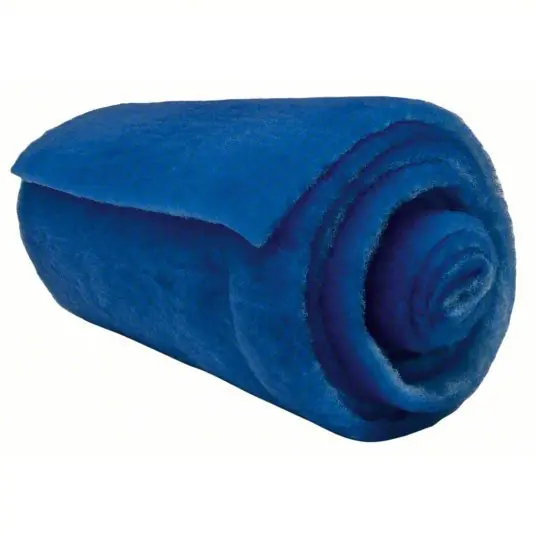 KVM Tools KV4WZ62 Air Filter Roll 24 in Nominal Ht, 135 ft Nominal Wd, MERV 7, Polyester, Blue/White