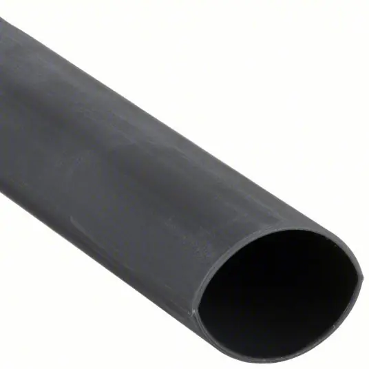 3M ITCSN-0800-48"-BLACK-5 PCS Heat Shrink Tubing 0.8 in I.D. Before Shrinking, 0.2 in I.D. After Shrinking, 4 ft Lg, 3 1, 5 PK