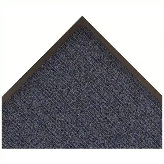Notrax 132S0035NB Entrance Mat Loop Pile, Indoor, Medium, 3 ft x 5 ft, 3/8 in Thick, Polypropylene, Vinyl, Flat Edge