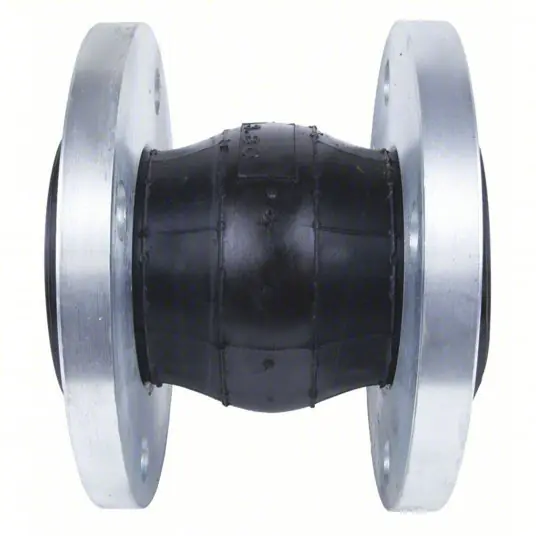 KVM Tools AMSE210 Expansion Joint 10 in Pipe Size, Flanged, Zinc-Plated Steel, EPDM Joint, 16 in Flange Dia