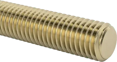 McMaster 99086A135 Grade B7 Medium-Strength Steel Threaded Rod Zinc Yellow-Chromate Plated, 5/8"-11 Thread Size, 3 Feet Long