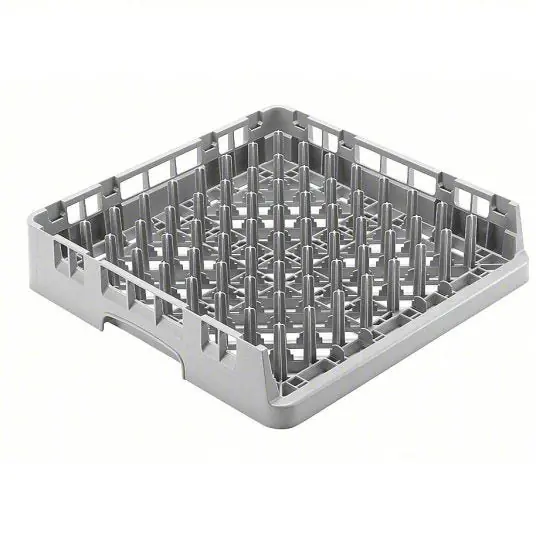 Cambro CAOETR314151 Open End Tray Rack 19 3/4 in Overall Lg, 19 3/4 in Overall Wd, 3 1/4 in Overall Ht, Gray