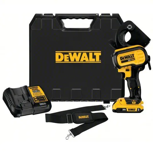 DeWalt DCE150D1 Cordless Cable Cutter Kit 20V MAX, 1000 MCM Aluminum/750 MCM Copper, Pistol Grip, 2 Ah
