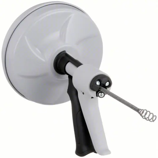Ridgid 57038 Drain Cleaner 25 ft Cable Lg, 1/4 in Cable Dia, Bulb Head, For Drain Lines Fixture Type