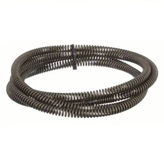 Ridgid C-9 Drain Cleaning Cable 5/8 in Dia., 10 ft Lg., Hollow Core, Coupling, 4 in Max. Pipe Dia.