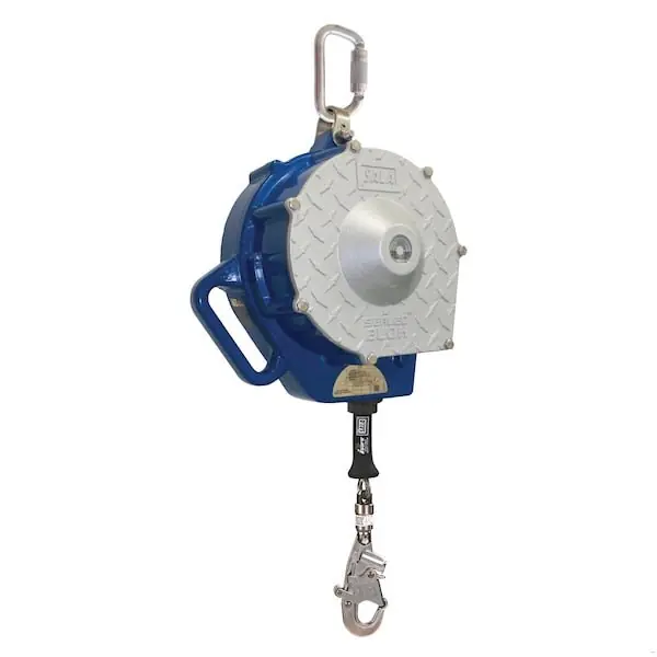 3M 3400169 Self-Retracting Lifeline, 420 lb Weight Capacity, Blue