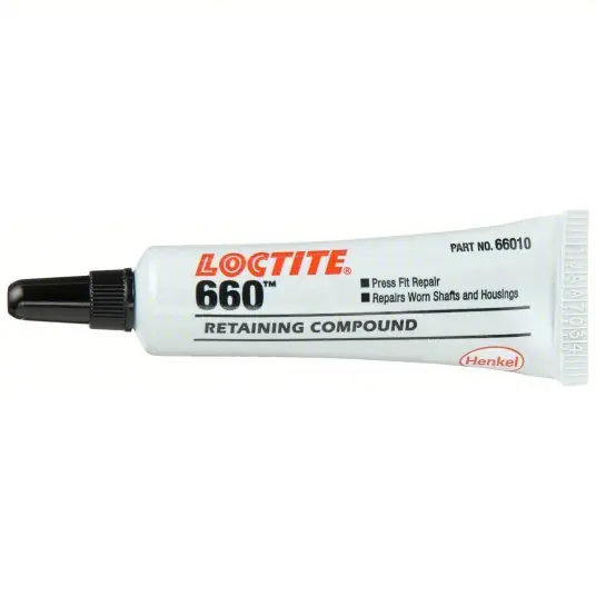 Loctite 209765 Retaining Compound 660, 0.2 fl oz, Tube, Silver, For Loose-Fitting Parts