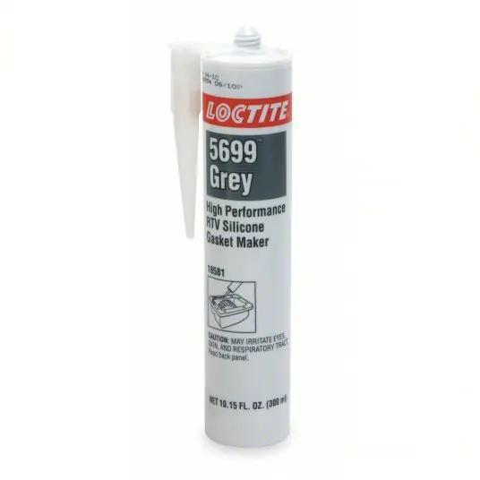 Loctite 135270 RTV Gasket Maker SI 5699, 10.14 fl oz, Cartridge, Gray, Oil Resistant