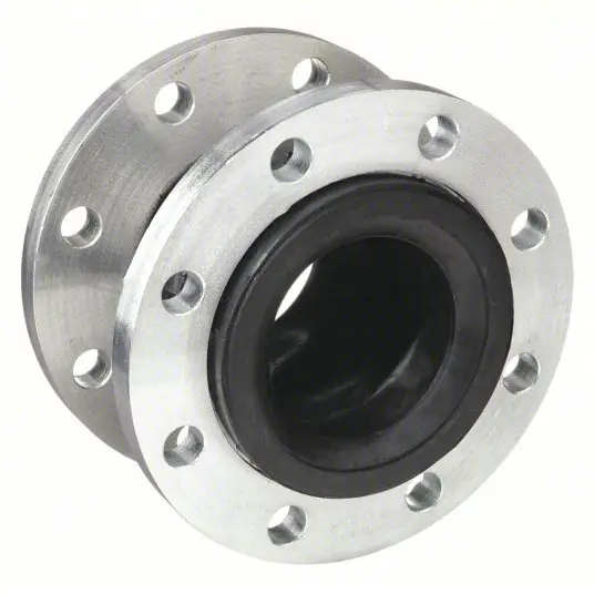 KVM Tools AMS208 Expansion Joint 8 in Pipe Size, Flanged, Zinc-Plated Steel, Neoprene Joint, 13 1/2 in Flange Dia