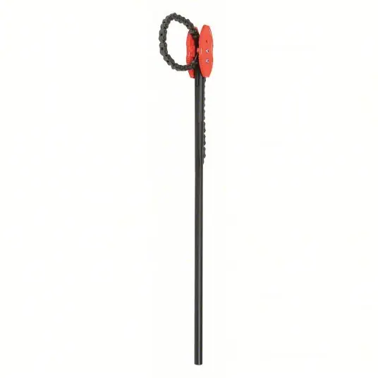 Ridgid 92685 Chain Tong For 12 in Outside Dia, 55 1/2 in Chain Lg, 64 in Handle Lg, Alloy Steel, Iron