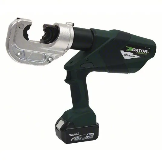 Greenlee EK1240LX11 Cordless Crimping Tool 18 V, Die Head, 750 kcmil Max Copper, For U Dies, C-Head Head