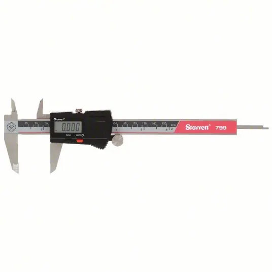 Starrett EC799A-6/150 4-Way Digital Caliper 0 in to 6 in/0 to 150 mm Range, ±0.001 in/±0.02 mm Accuracy, 4-Way