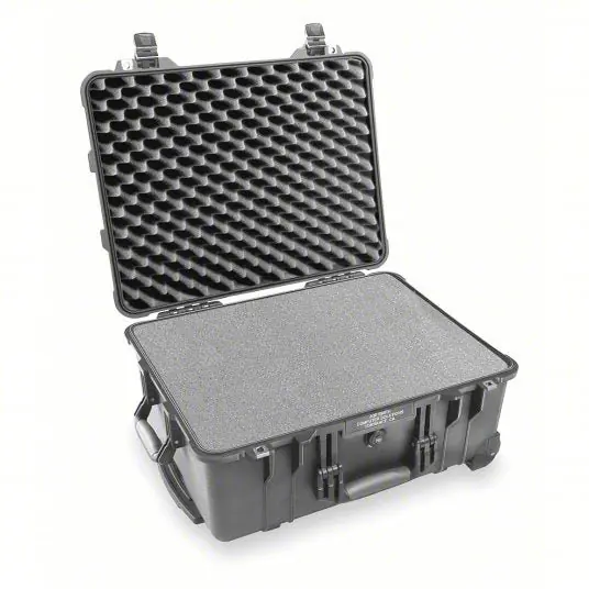 Pelican 1560 Protective Case 15 in x 19 7/8 in x 9 in Inside, Flat/Pick and Pluck, Black, Mobile
