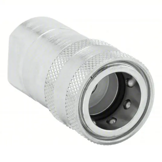 Pioneer 4050-3P Hydraulic Quick Connect Hose Coupling 3/8 in Coupling Size, Steel, 22.71 lpm Max. Flow Rate