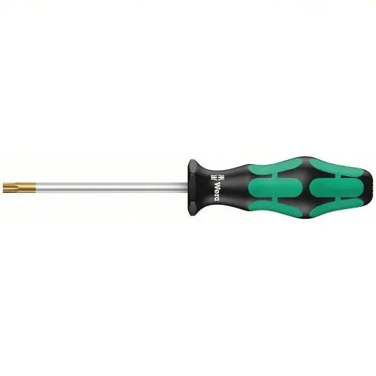 Wera 5028052001 General Purpose Torx Screwdriver T20 Tip Size, 8 in Overall Lg, 4 in Shank Lg, Ergonomic Grip