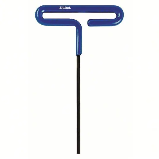 Eklind 54950 Hex Key 0 Ball Ends, 5 mm Tip Size, Metric, Long, Alloy Steel, Black Oxide, 9 in Long Arm Lg