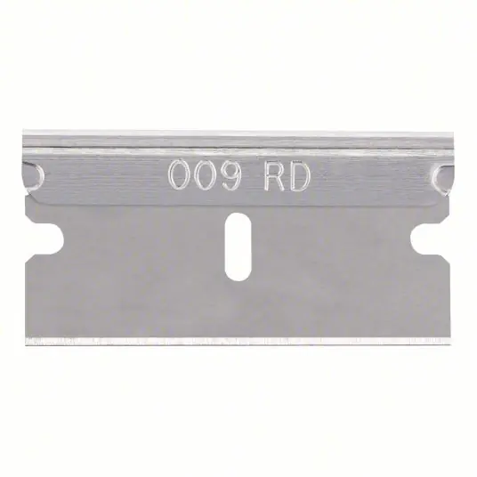 Pacific Handy Cutter RB009 Razor Blade 1 9/16 in Blade Lg, 25/32 in Blade Wd, Steel, 100 PK