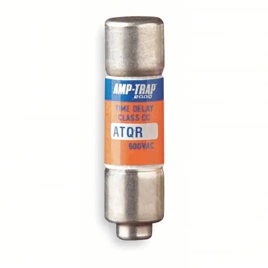Mersen ATQR6 UL Class CC Fuse Time Delay, 6 A, ATQR, Cylindrical Body, Nonindicating, 300V DC