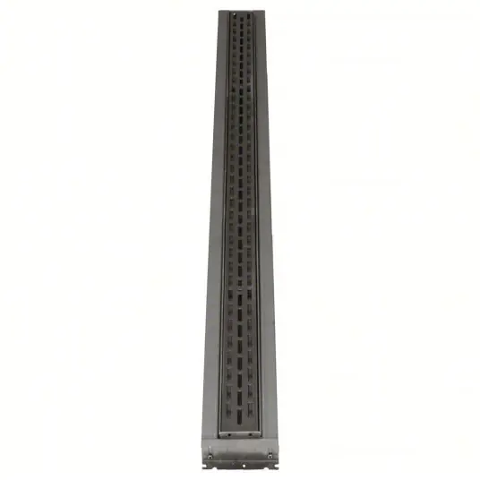 Zurn ZS880-72 Sani-Flo 72 in Overall Lg, 2 1/2 in Overall Wd, Stainless Steel, Stainless Steel, Gray