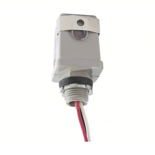 Intermatic K4123C Photocontrol Thread Stem Photocell Mounting, 1/2 in Stem Dia, SPST, 208-277V AC