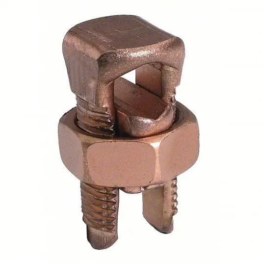Burndy KS15 Split-Bolt Connector Copper, Square Head Head