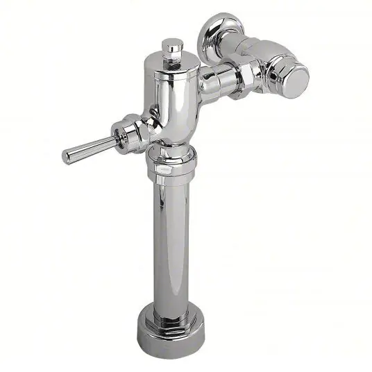 Toto TMT1LN32 CP Manual Flush Valve, 1.28 gpf Gallons per Flush, 11 1/2 in Rough-In, 1 in Spud Coupling, Piston