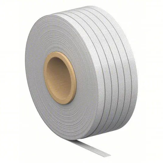 KVM Tools KV2CXP8 Plastic Strapping 1,830 lb Break Strength, 1,320 ft Overall Lg, White