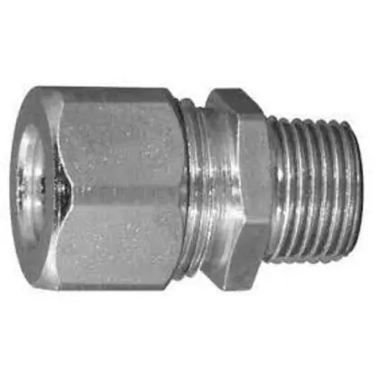Appleton CG-128150S Liquidtight Strain Relief Cord and Cable Connector, 1-1/2" Hub, Cable Range 1.281 - 1.531", Steel