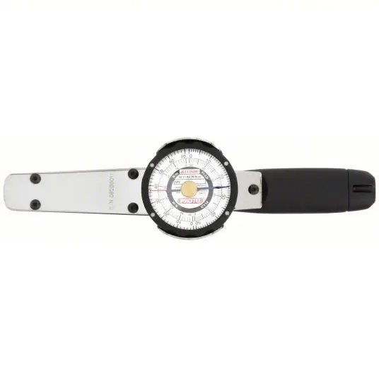 Proto J6113NMF Dial Torque Wrench 3/8 in Drive Size, 10 to 50 ft-lb/14 to 70 N-m, 10 1/4 in Overall Lg