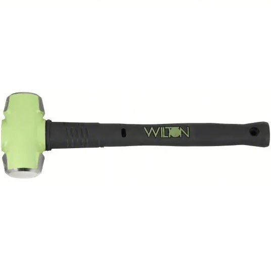 Wilton 21016 Standard Sledge Hammer, Steel Handle, 10 lb Head Wt, 2 1/4 in Dia, 18 in Overall Lg