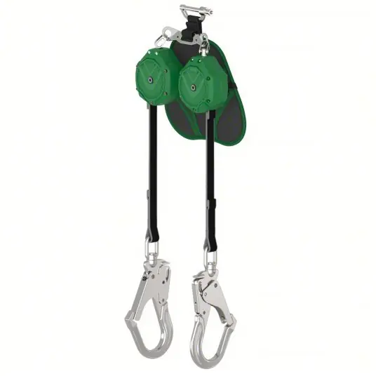 V-Shock VSLEW-012-PH-A Self-Retracting Lifeline 2 1/2 in Aluminum Rebar Hook Anchor, 2 legs, 6 ft Line