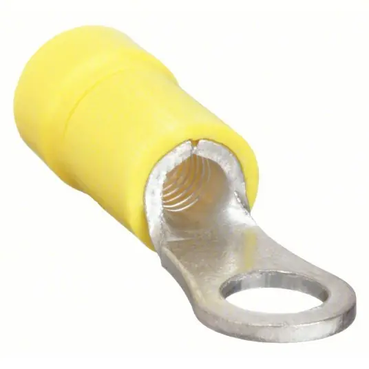 Panduit PV10-10R-L Ring Terminal 10 Stud Size, 12 AWG to 10 AWG Wire Size Range, 50 PK