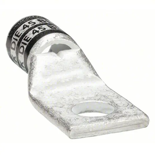 KVM Tools KV24C371 One-Hole Lug Compression Connector 2/0 AWG Max Wire Size, 1/2 in Stud Size