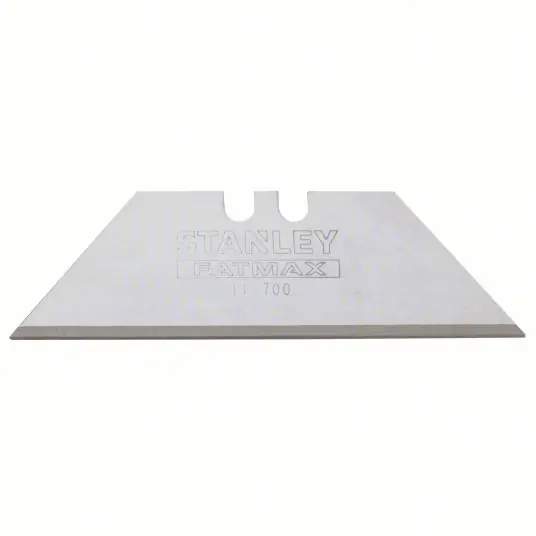 Stanley 11-700L Utility Blade 2 7/16 in Blade Lg, 3/4 in Blade Wd, 0.03125 in Blade Thick, Steel, 50 PK