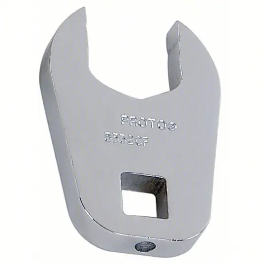 Proto J5334CF Crowfoot Socket Wrench Alloy Steel, Chrome, 1/2 in Drive Size, 1 1/16 in Head Size