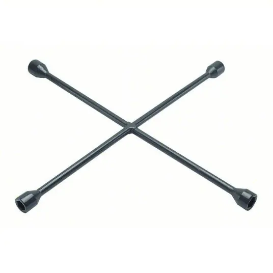 Ken-Tool 35662 Lug Nut Wrench 4 Wrench Heads, 17 mm_3/4 in_13/16 in_7/8 in Wrench Head Size, 6-Point