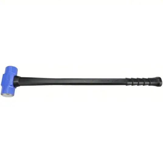 Nupla 6894287 Soft-Face Sledge Hammer Steel, Fiberglass Handle, 16 lb Head Wt, 2 1/8 in Dia, 32 in Overall Lg