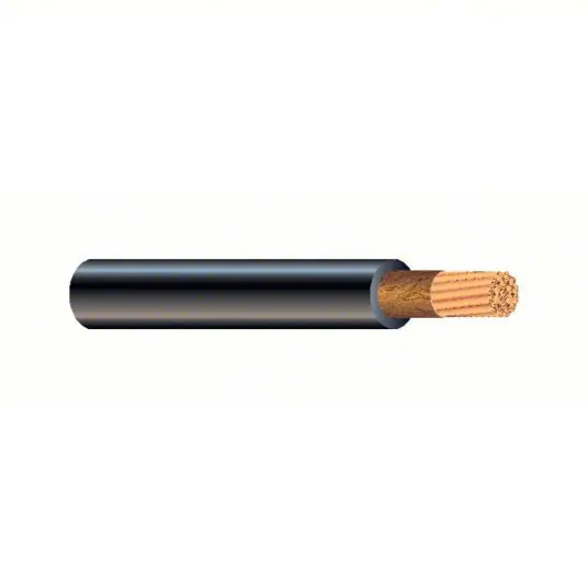 Southwire 104150508 Welding Cable 1/0 AWG Wire Size, Ethylene Propylene Rubber, Black, 500 ft Lg