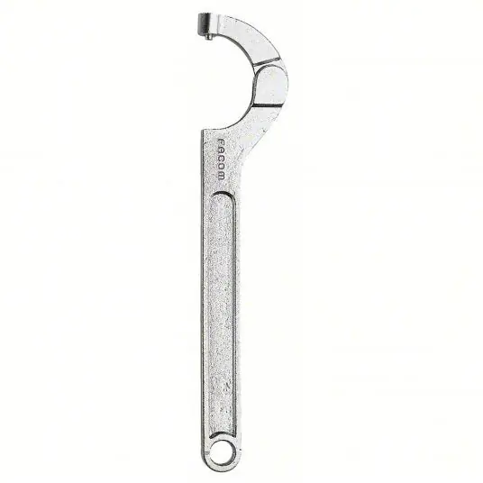 Facom FA-126A.180 Pin Spanner Wrench 120 mm to 180 mm, 5/16 in Pin Dia, 19 1/2 in Overall Lg, 5/16 in Pin Lg