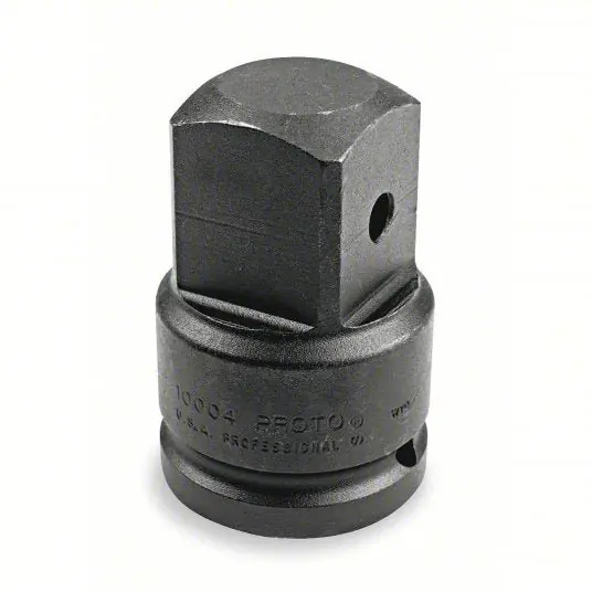 Proto J10004 Impact Socket Adapter 1 in Input Drive Size, Black Oxide, 1 1/2 in Output Drive Size, Square