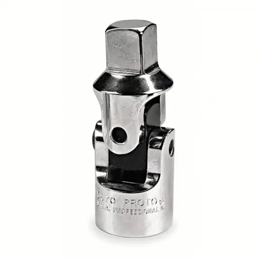 Proto J5670 Universal Joint 3/4 in Output Drive Size, Square, 4 in Overall Lg, Chrome