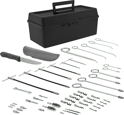 McMaster 9498K13 Changeable-Tip Packing Seal Puller Set 49 Pieces