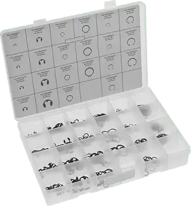McMaster 93352A660 Retaining Ring Assortment External and Side-Mount, 540 Pieces