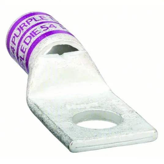 KVM Tools KV24C366 One-Hole Lug Compression Connector 4/0 AWG Max Wire Size, 3/8 in Stud Size